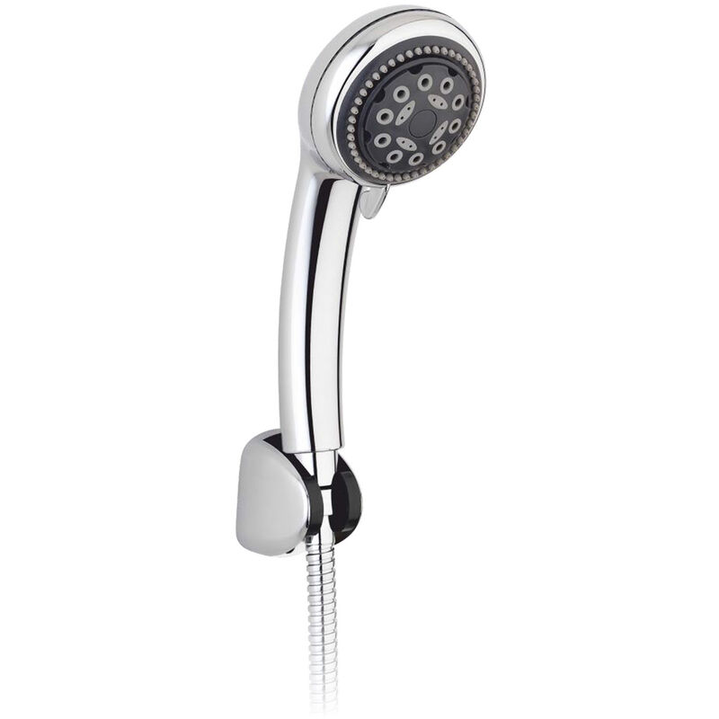 

Ducha de mano con soporte acero 5 chorros acero y abs antical mod. Vega