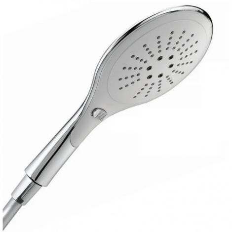 Ducha de mano Inouie+ Cromo ABS, 3 chorros, diámetro 155mm, 8.5 l/min