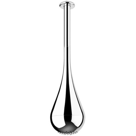 Ducha de techo Gessi Goccia anticalcárea, con longitud