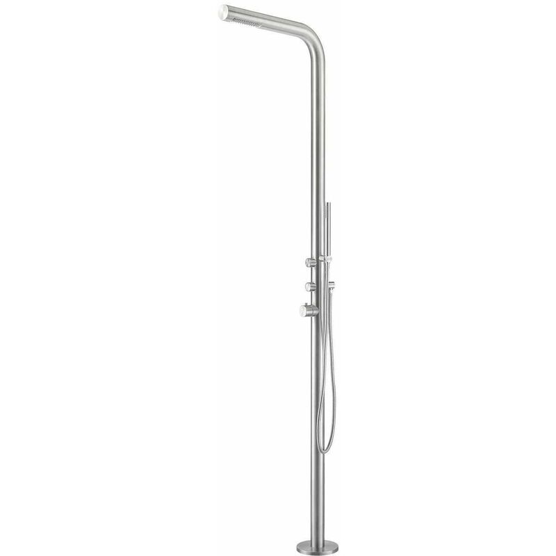 

Ducha exterior de acero inoxidable cm 221x18x56 SINED BUDONI INOX