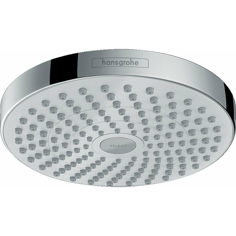 

Hansgrohe - Ducha superior Croma Select S de tamaño manual 180 2jet, color: Blanco / Cromo - 26522400