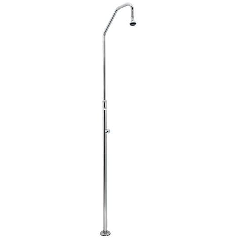 Ducha Piscina 1 Brazo Con Anclaje Acero Inox C/43 QP