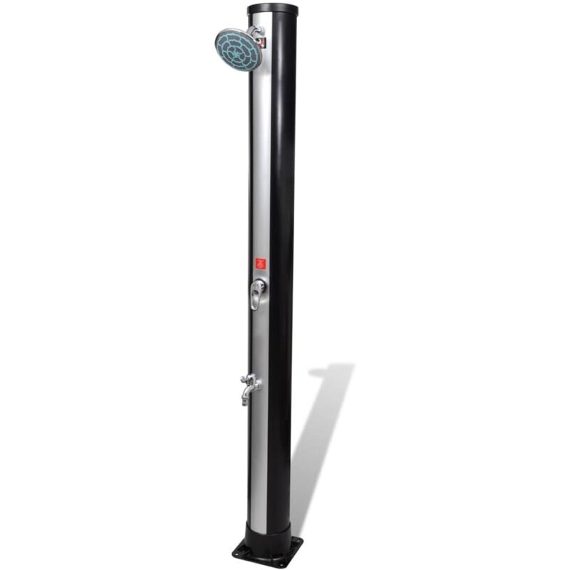 

vidaXL Ducha solar de jardín con alcachofa y grifo 35 L