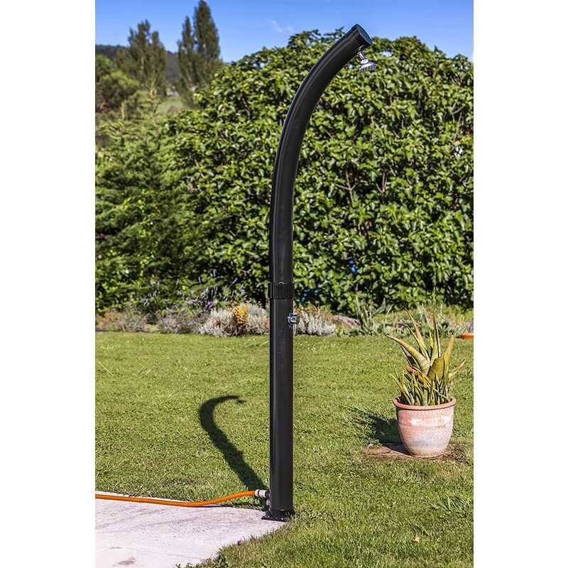 Ducha Solar Curva Gre Jardin 22 Lts Pvc Piscinas Gre