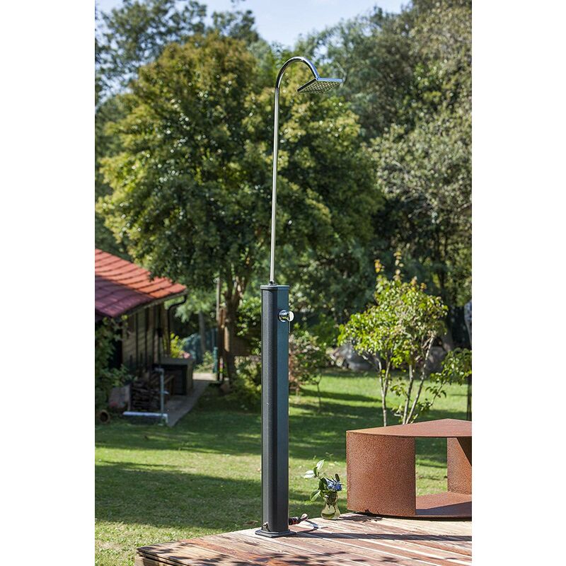 Gre - Ducha Solar Jardin 18 Lts De Aluminio Piscinas