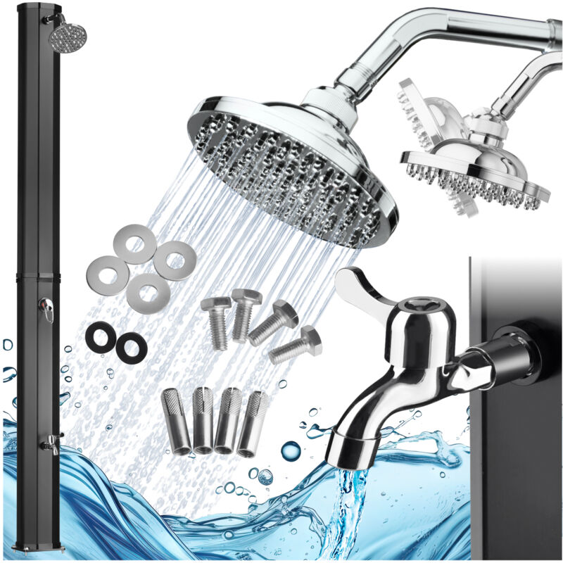 Ducha Solar Ofanto 35 L - Ducha Solar De Terraza, Ducha De Jardín, Ducha Exterior Para Porche Sin Electricidad - 2