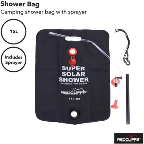 Ducha Solar Super de 15 Litros - REDCLIFFS