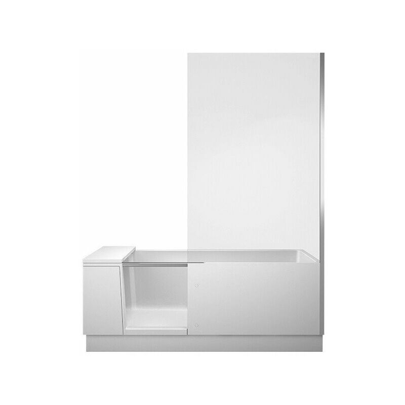 

Duravit - DUCHA Y BAÑO Bañera 170x75 Puerta de cristal blanco en ángulo recto
