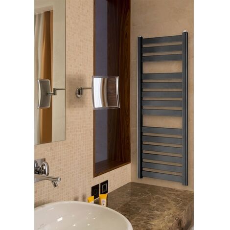 Duchy Capri Towel Rail 1150mm H x 500mm W - Anthracite Grey