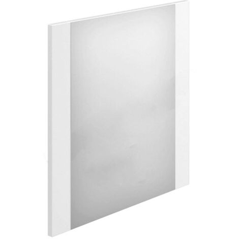 Duchy Nevada Square Bathroom Mirror, 600mm Wide, White
