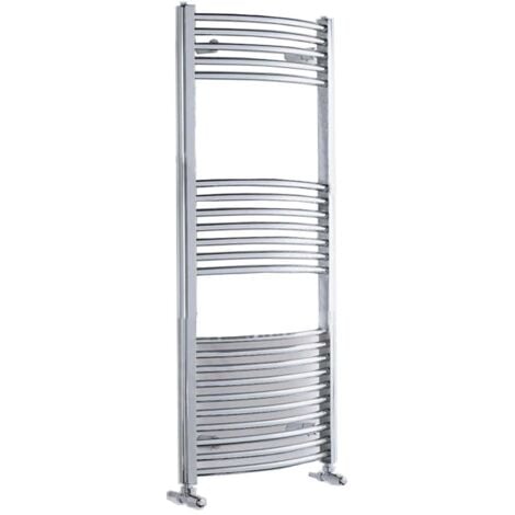 Duchy Standard Curved Towel Rail 1110mm H X 500mm W - Chrome