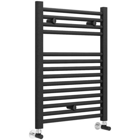 Duchy Standard Straight Towel Rail 690mm H X 500mm W - Anthracite Grey