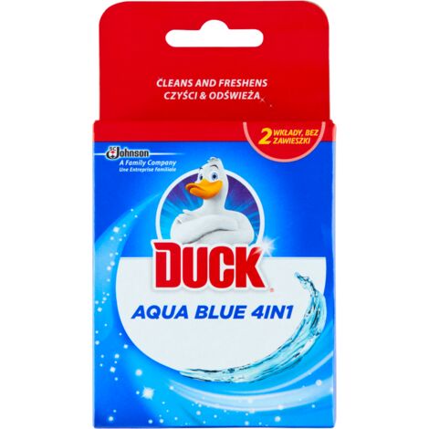 DUCK Aqua Blue 4in1 - inserti per WC, 80 g (2x40 g)