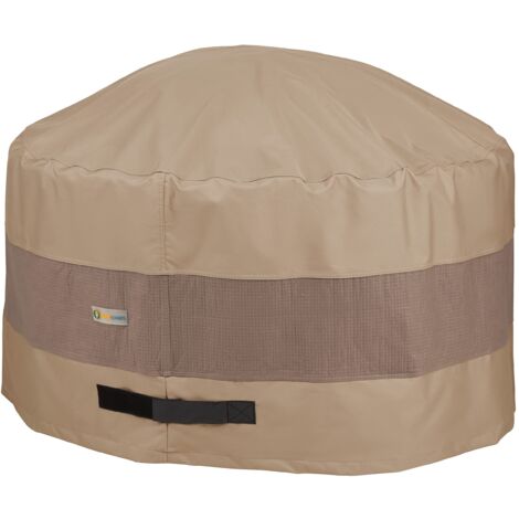 Duck Covers Elegante Copertura Rotonda Impermeabile per braciere da 127 cm, Copertura Esterna per braciere