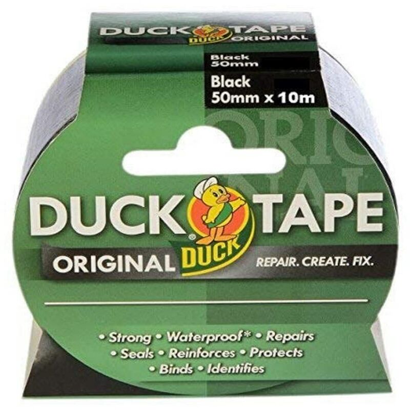 Image of Duck Tape - Duck - Nastro adesivo in tessuto, nero, 260111 0 wattsW, 0 voltsV