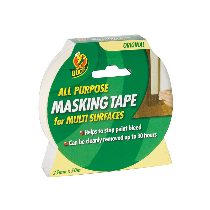 Shurtape 232317 Duck Tape All-Purpose Masking Tape 25mm x 50m SHU232148