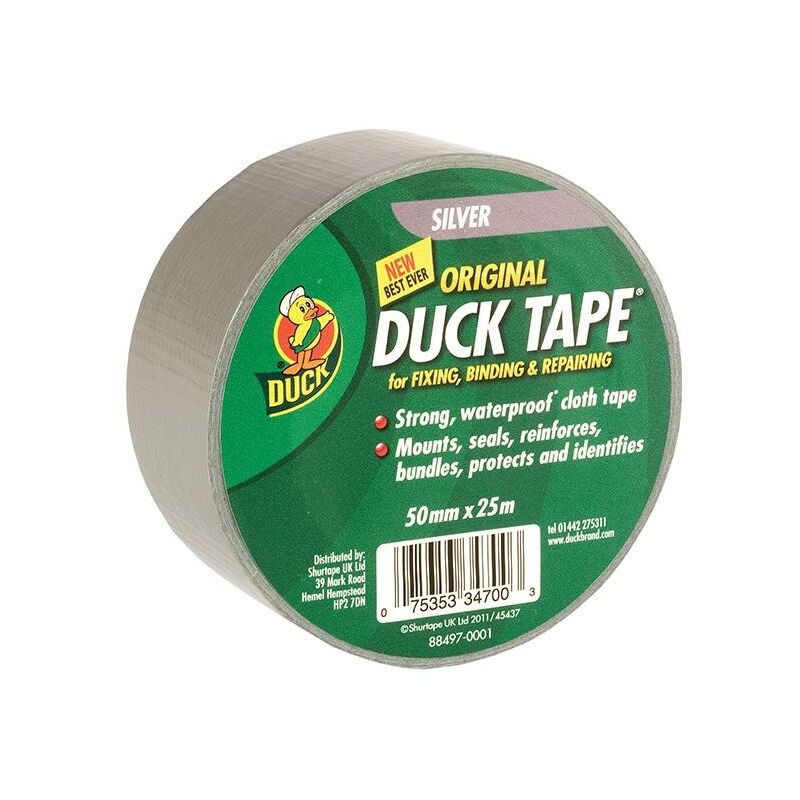 Shurtape Duck Tape Original Cloth 50 mm x 25 m Silver