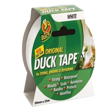 Ducktape Original Duck Tape 50mmx25m White (Pack of 6) 211117