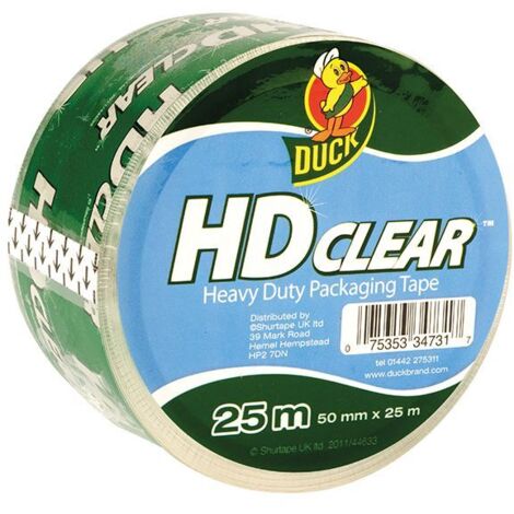 Duck� Tape Packaging Heavy-Duty 50mm x 25m Cl