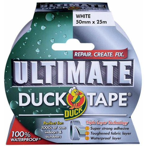 Ducktape Original Duck Tape 50mmx25m White (Pack of 6) 211117