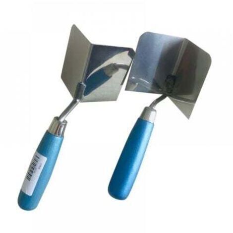 Due estrattori angolari in acciaio inox, resistenti alla ruggine e durevoli, ideali per raschiare gli angoli, con impugnature ergonomiche.