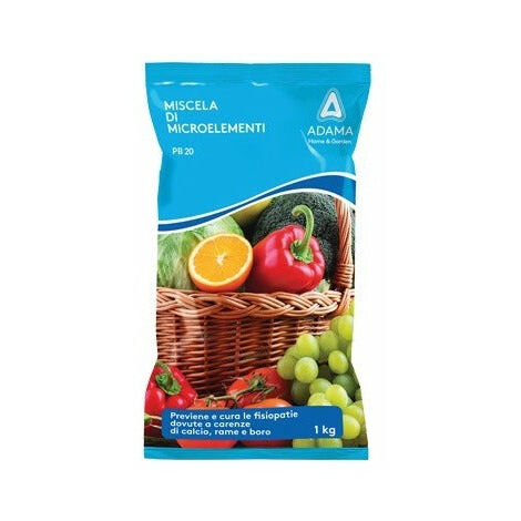 Düngemittel in nasser Ortofrutice -Beutel mit 1 kg Adama Kollant -Tasche