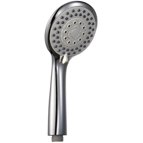 Düsen für Badezimmer, großer Duschkopf (1/2 Zoll, Chrom)