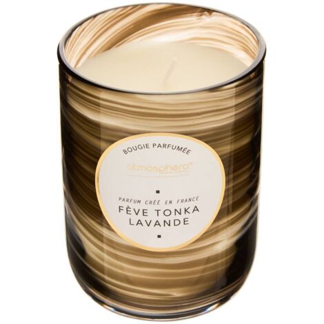 Duftkerze 275g Wavy Tonkabohne Lavendel - Atmosphera créateur d'intérieur