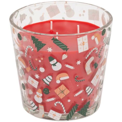 Duftkerze 500g bedrucktes Glas Box passendes Display -