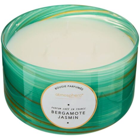 Duftkerze 540g Wavy Bergamotte Jasmin - Atmosphera créateur d'intérieur
