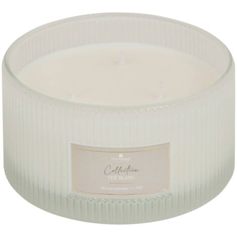 Duftkerze Albie weiß 635g - Atmosphera créateur d'intérieur