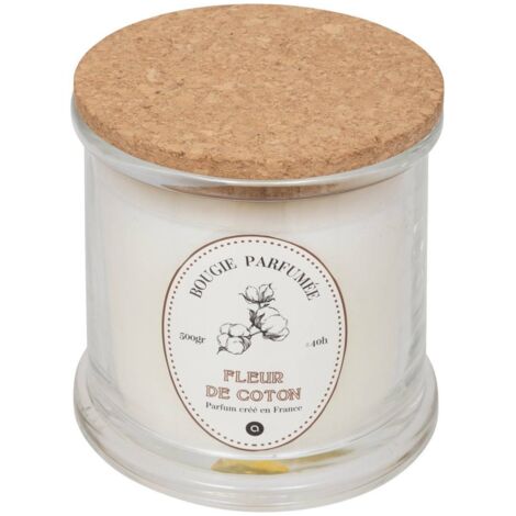 Duftkerze Hapo 500g Glastopf mit Deckel Baumwolle - Atmosphera créateur d'intérieur