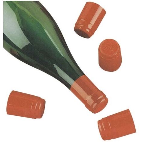DUHALLE - Capsule pvc rétractable rouge x50