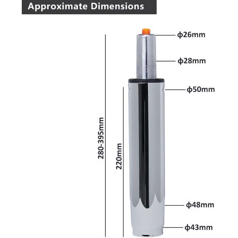 2x Universal Gasfeder Gasdruckdämpfer Gasdruckfeder Dämpfer 150N 500mm  200mm