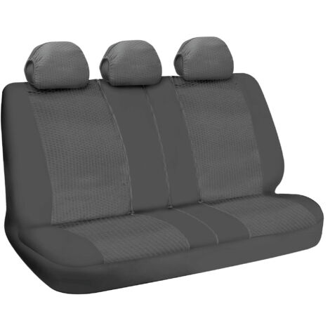 Duka Rear-Fit, coprisedile posteriore in tessuto jacquard e poliestere elasticizzati - Grigio
