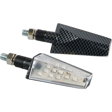 Duke, indicatori direzione a Led - 12V LED - Carbon