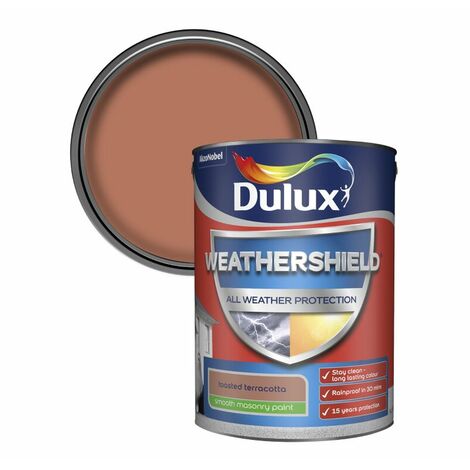 Dulux All Weather Protection Smooth Masonry - 5L - Toasted Terracotta
