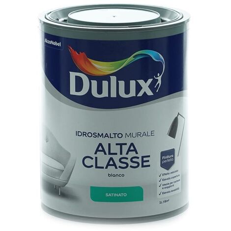 Dulux ALTA CLASSE Smalto Murale all'Acqua per Interni, Ottimo Camere e Soggiorni, 1 Litro, Satinato, 1L