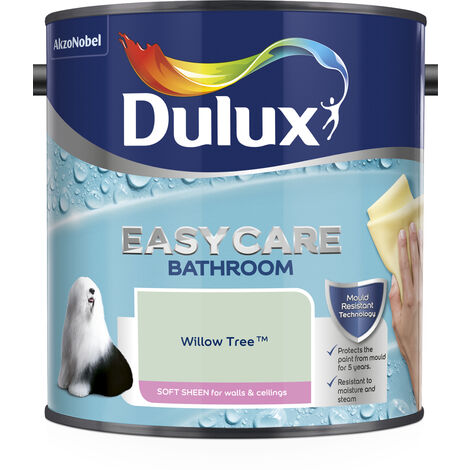 Dulux Easycare Bathroom Soft Sheen Emulsion Paint - 2.5L - Willow Tree