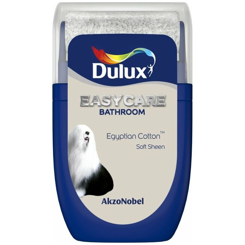 Dulux Retail - Dulux Easycare Bathroom Soft Sheen Tester Pot - 30ml - Egyptian Cotton - Egyptian Cotton