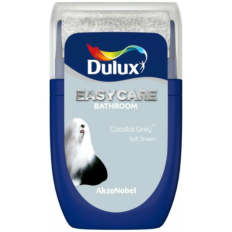 Dulux Retail - Dulux Easycare Bathroom Soft Sheen Tester Pot - 30ml - Coastal Grey - Coastal Grey