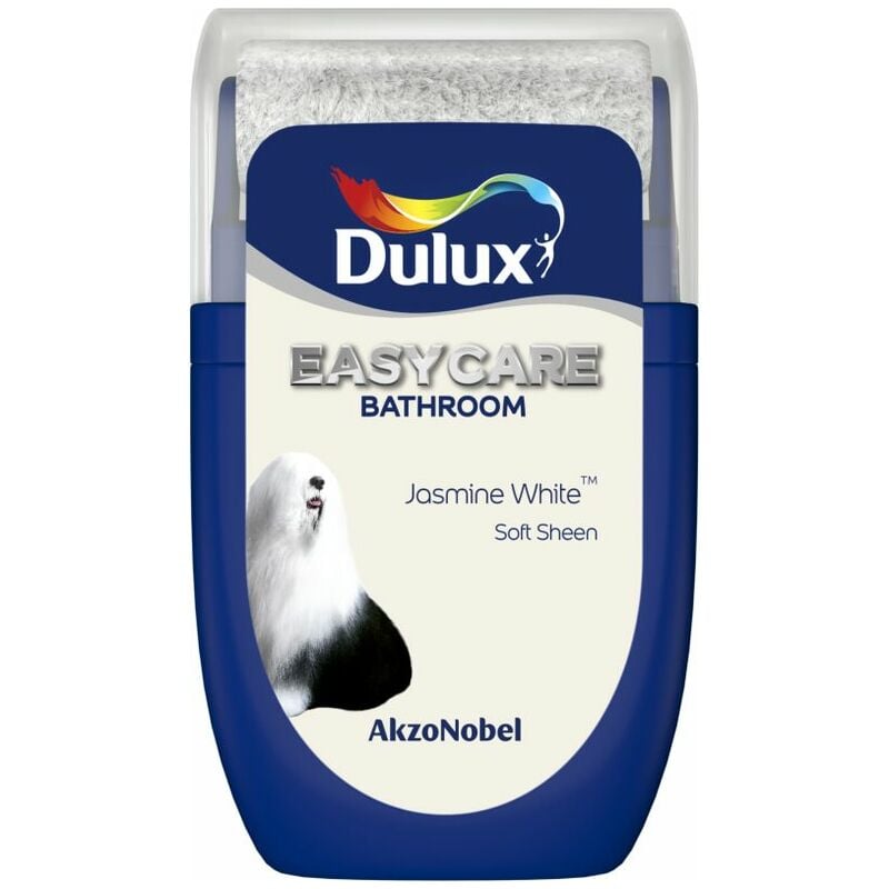 Dulux Retail - Dulux Easycare Bathroom Soft Sheen Tester Pot - 30ml - Jasmine White - Jasmine White