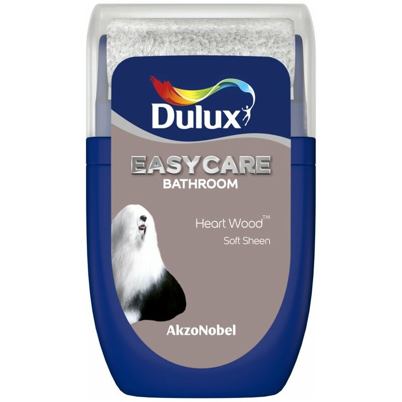 Dulux Retail - Dulux Easycare Bathroom Soft Sheen Tester Pot - 30ml - Heart Wood - Heart Wood