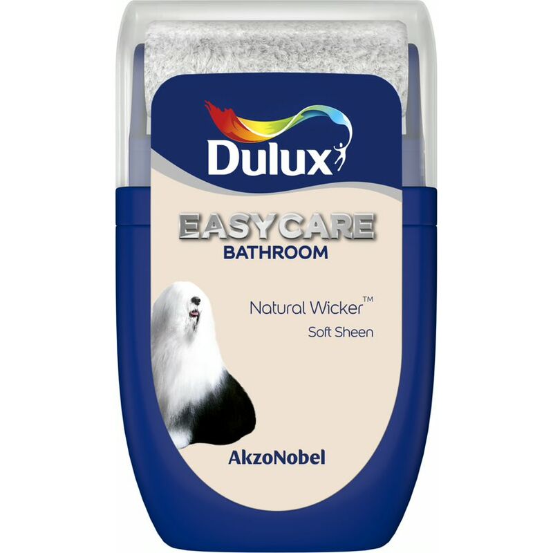 Dulux Retail - Dulux Easycare Bathroom Soft Sheen Tester Pot - 30ml - Natural Wicker - Natural Wicker