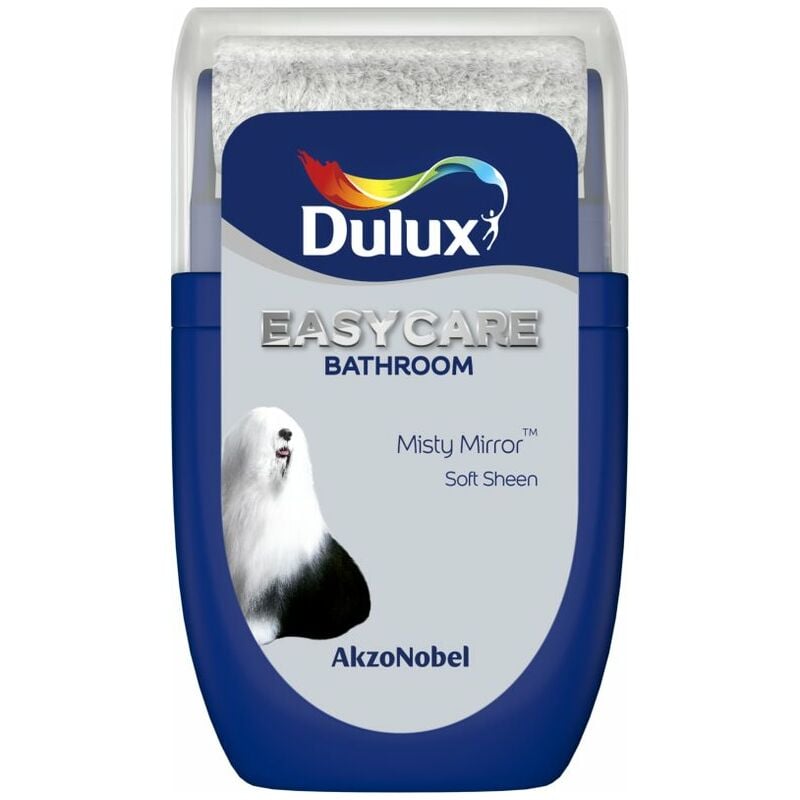 Dulux Retail - Dulux Easycare Bathroom Soft Sheen Tester Pot - 30ml - Misty Mirror - Misty Mirror