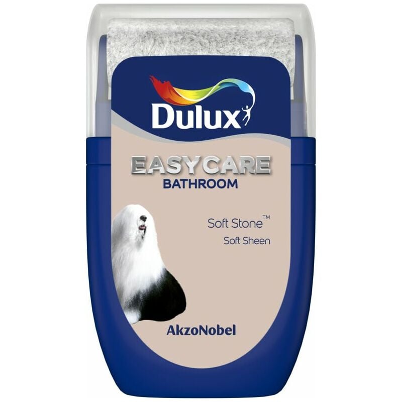 Dulux Retail - Dulux Easycare Bathroom Soft Sheen Tester Pot - 30ml - Soft Stone - Soft Stone