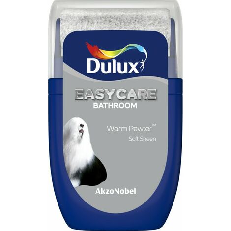 Dulux Easycare Bathroom Soft Sheen Tester Pot - 30ml - Warm Pewter