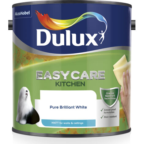 DULUX EASYCARE KITCHEN MATT BRILLIANT WHITE 2.5L