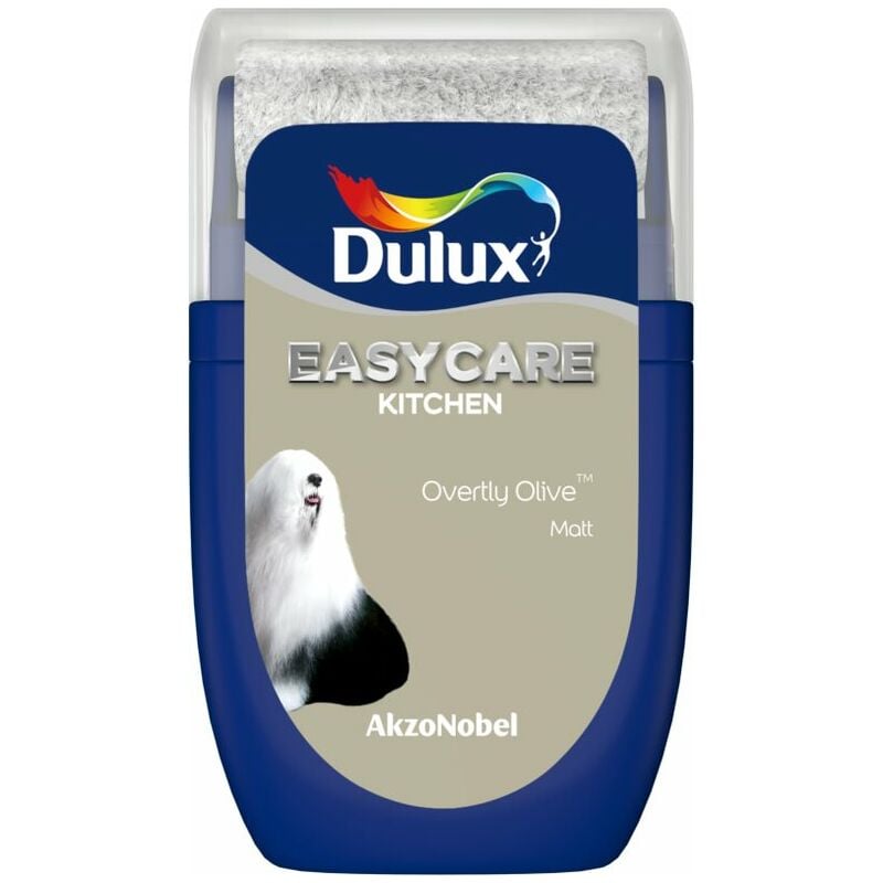 Dulux Easycare Kitchen Matt Tester Pot - 30ml - Overtly Olive