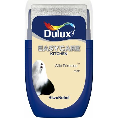 Dulux Easycare Kitchen Matt Tester Pot - 30ml - Wild Primrose